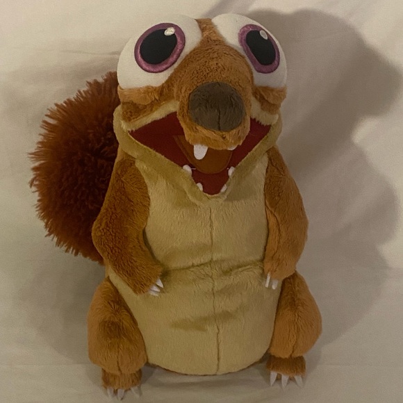 Just Play The Ice Age Adventures of Buck Wild Baby Scrat 11” Plush Toy Sounds - Picture 1 of 5
